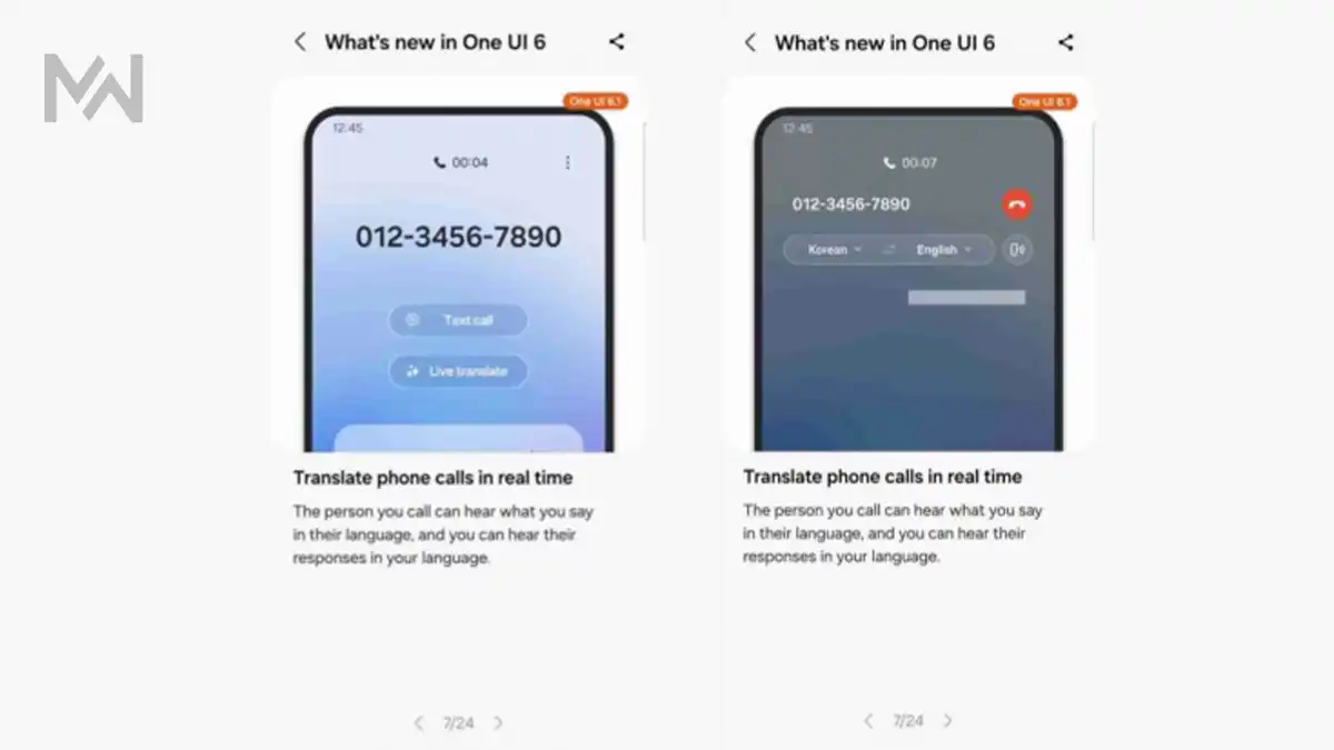 translate phone calls on One UI 6 1 mobonaghd com 3